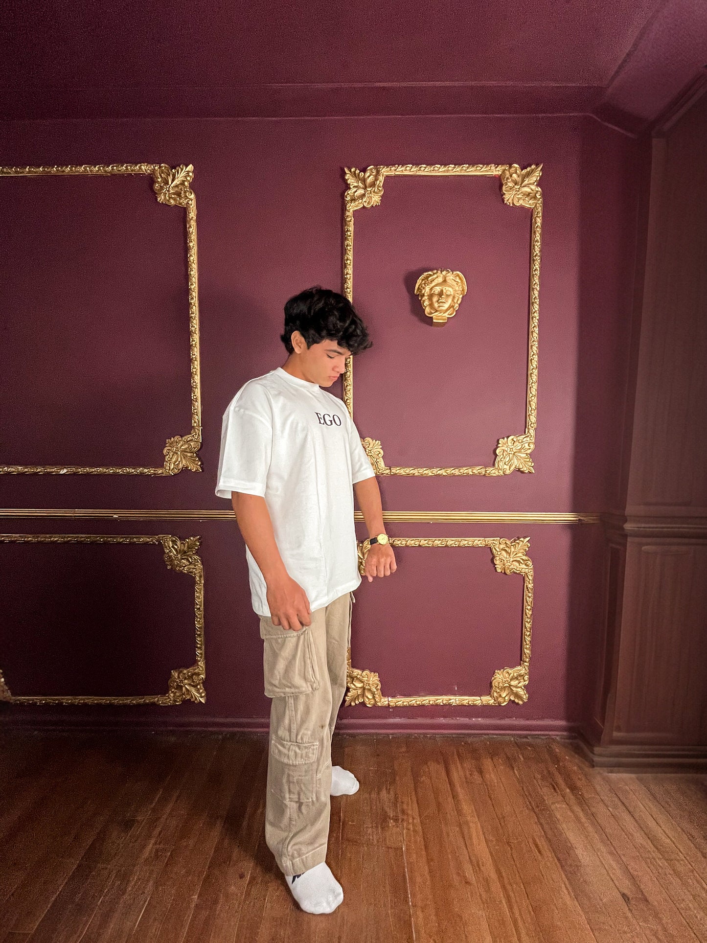 Camiseta Blanca — REVELATIO_001 (Oversize 250 GSM) (Rare 1-20)