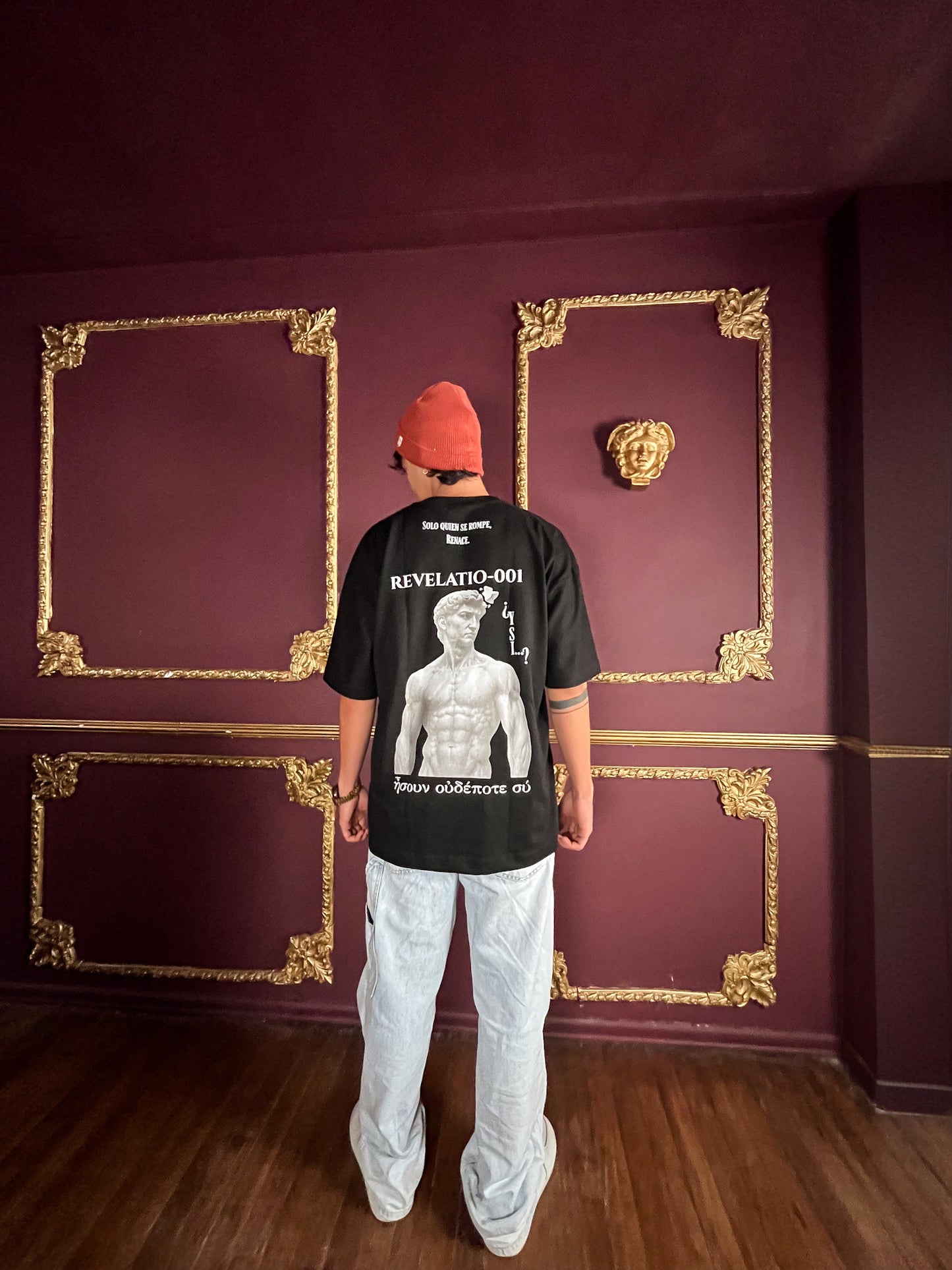 Camiseta Negra — REVELATIO_001 (Oversize 250 GSM) (Rare 1-20)