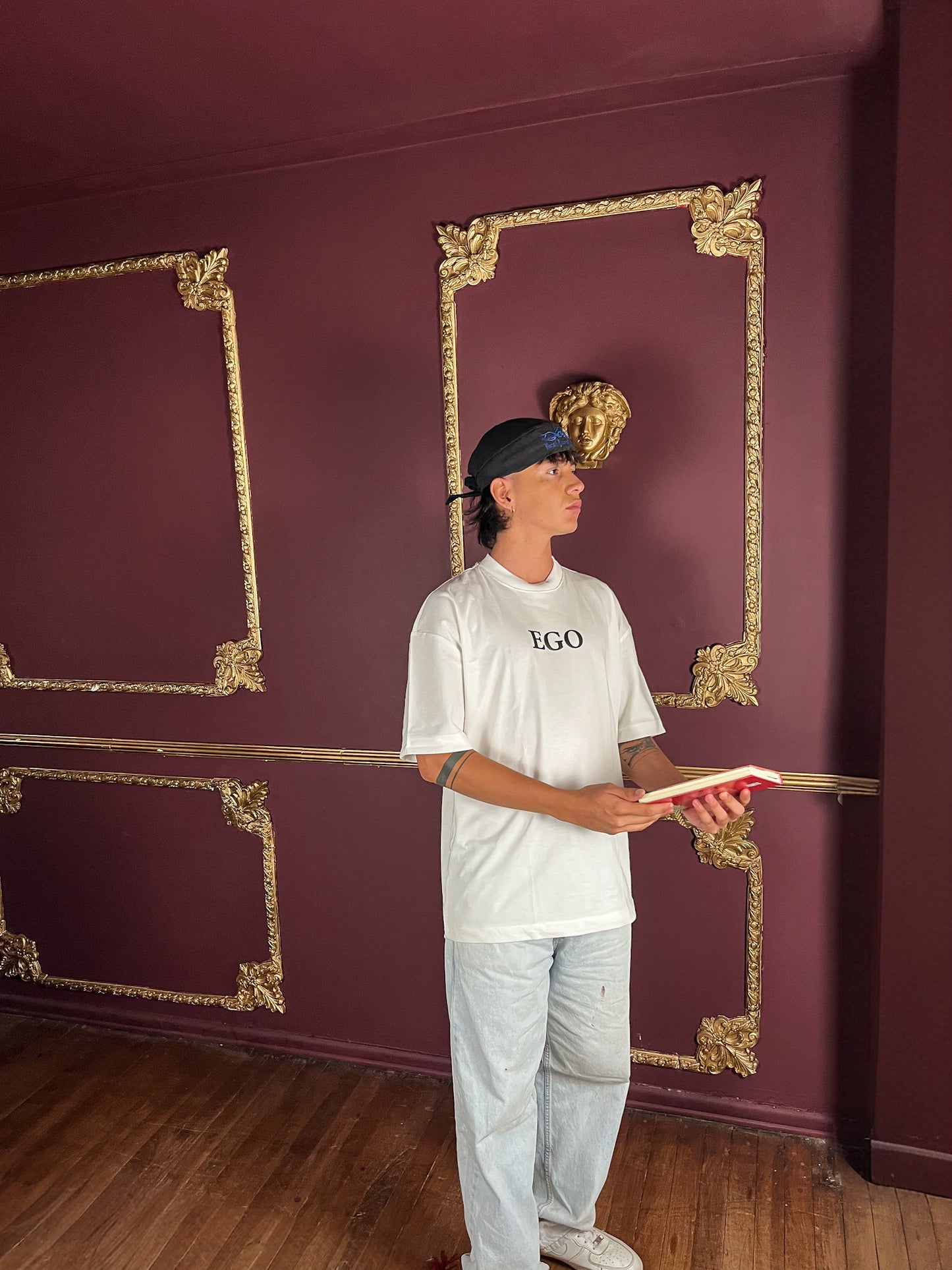 Camiseta Blanca — REVELATIO_001 (Oversize 250 GSM) (Rare 1-20)