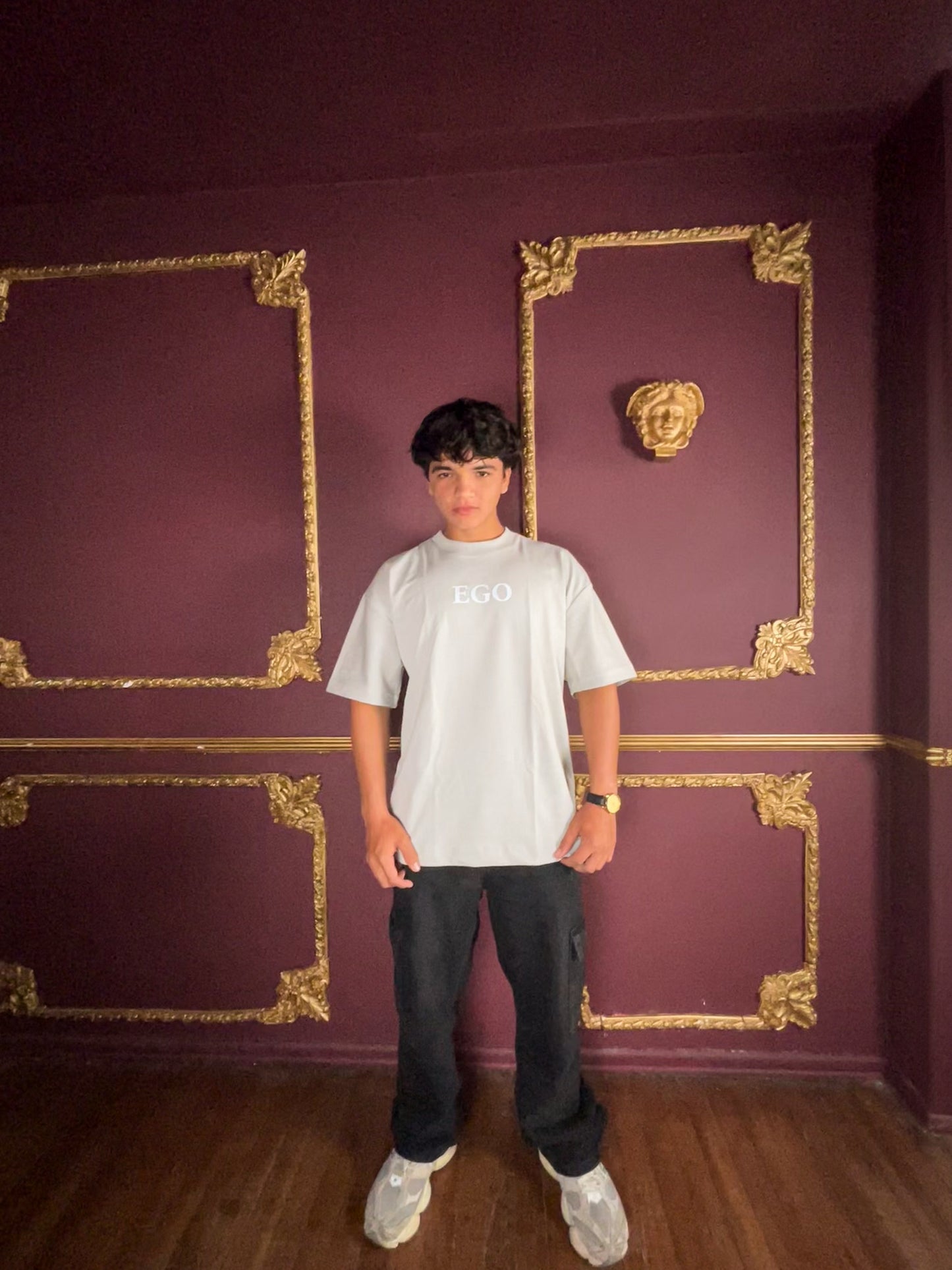 Camiseta Grey Edition — REVELATIO-001 (Oversize 250 GSM) (Ultra rare 1/10)