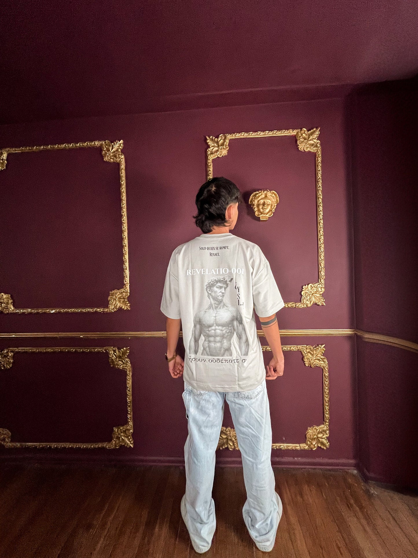 Camiseta Grey Edition — REVELATIO-001 (Oversize 250 GSM) (Ultra rare 1/10)