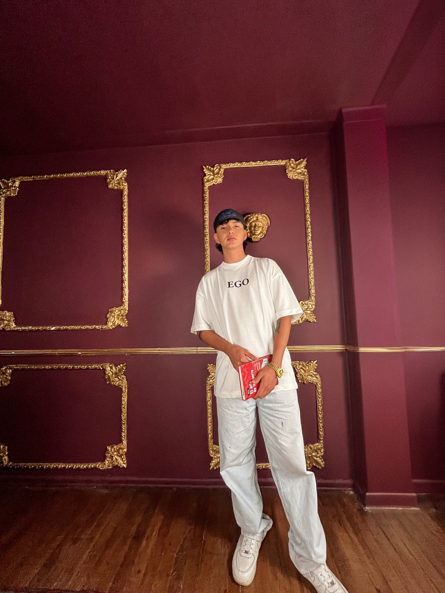 Camiseta Blanca — REVELATIO_001 (Oversize 250 GSM) (Rare 1-20)