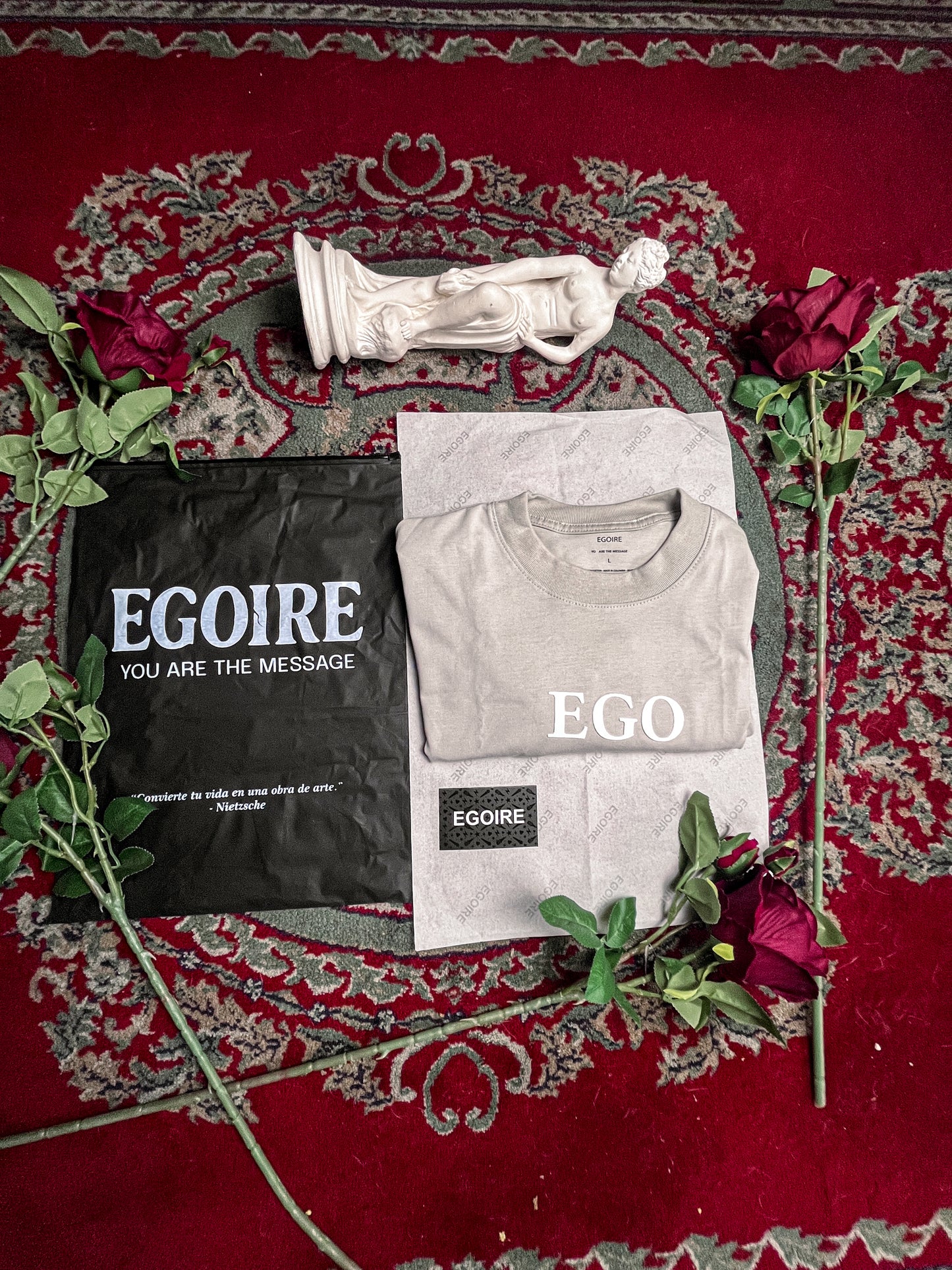 Camiseta Grey Edition — REVELATIO-001 (Oversize 250 GSM) (Ultra rare 1/10)