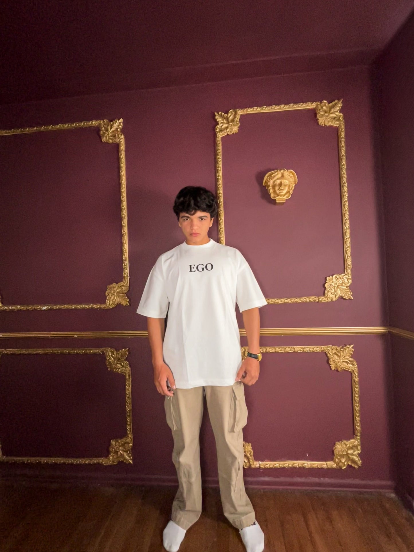 Camiseta Blanca — REVELATIO_001 (Oversize 250 GSM) (Rare 1-20)