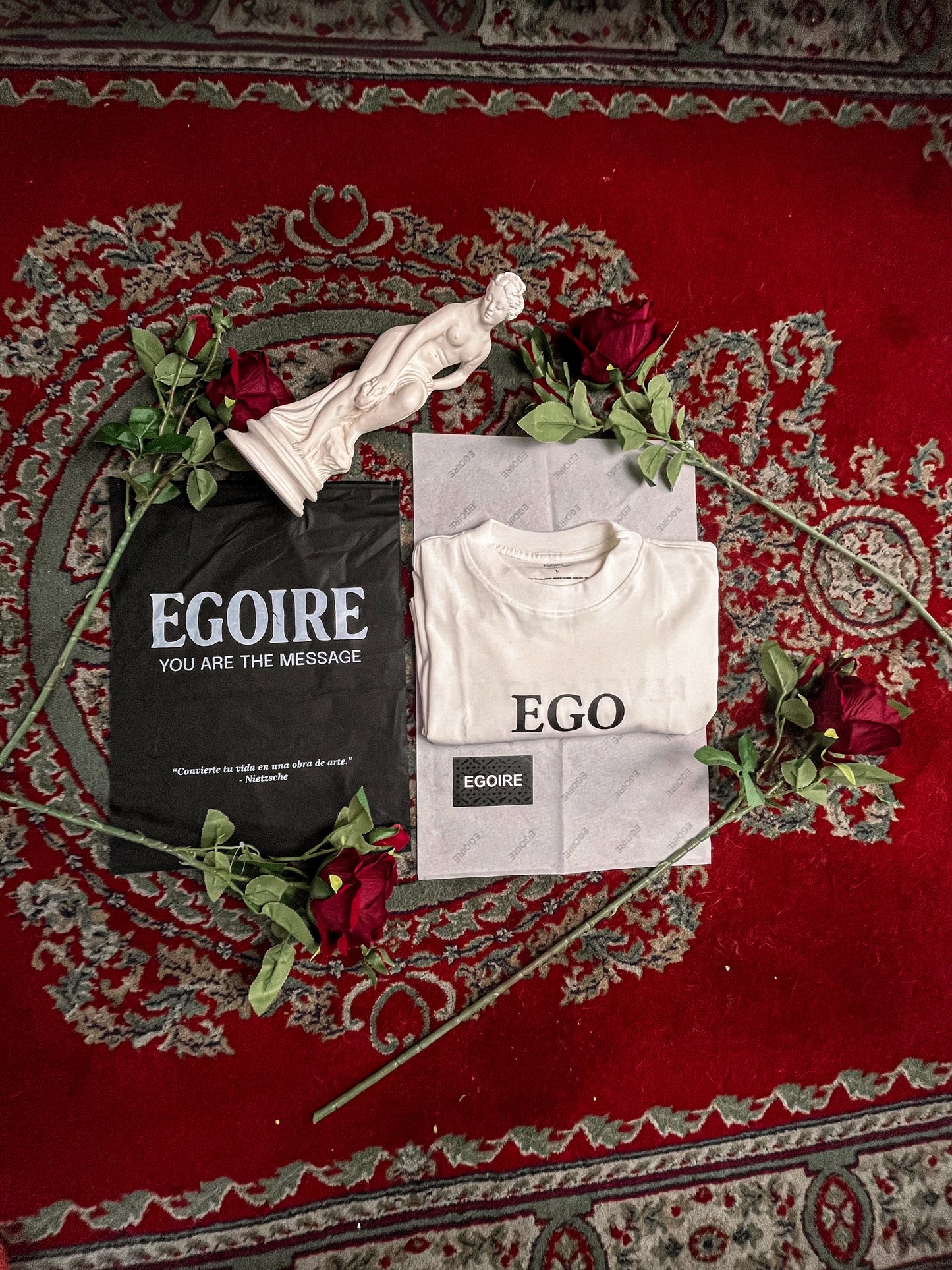 Camiseta Blanca — REVELATIO_001 (Oversize 250 GSM) (Rare 1-20)