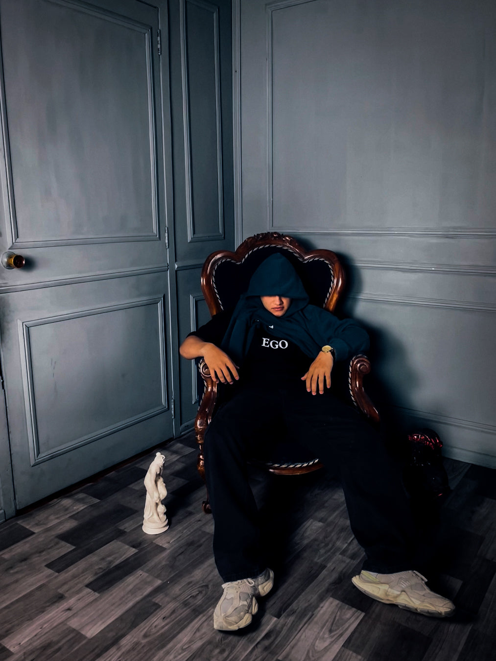 Camiseta Negra — REVELATIO_001 (Oversize 250 GSM) (Rare 1-20)