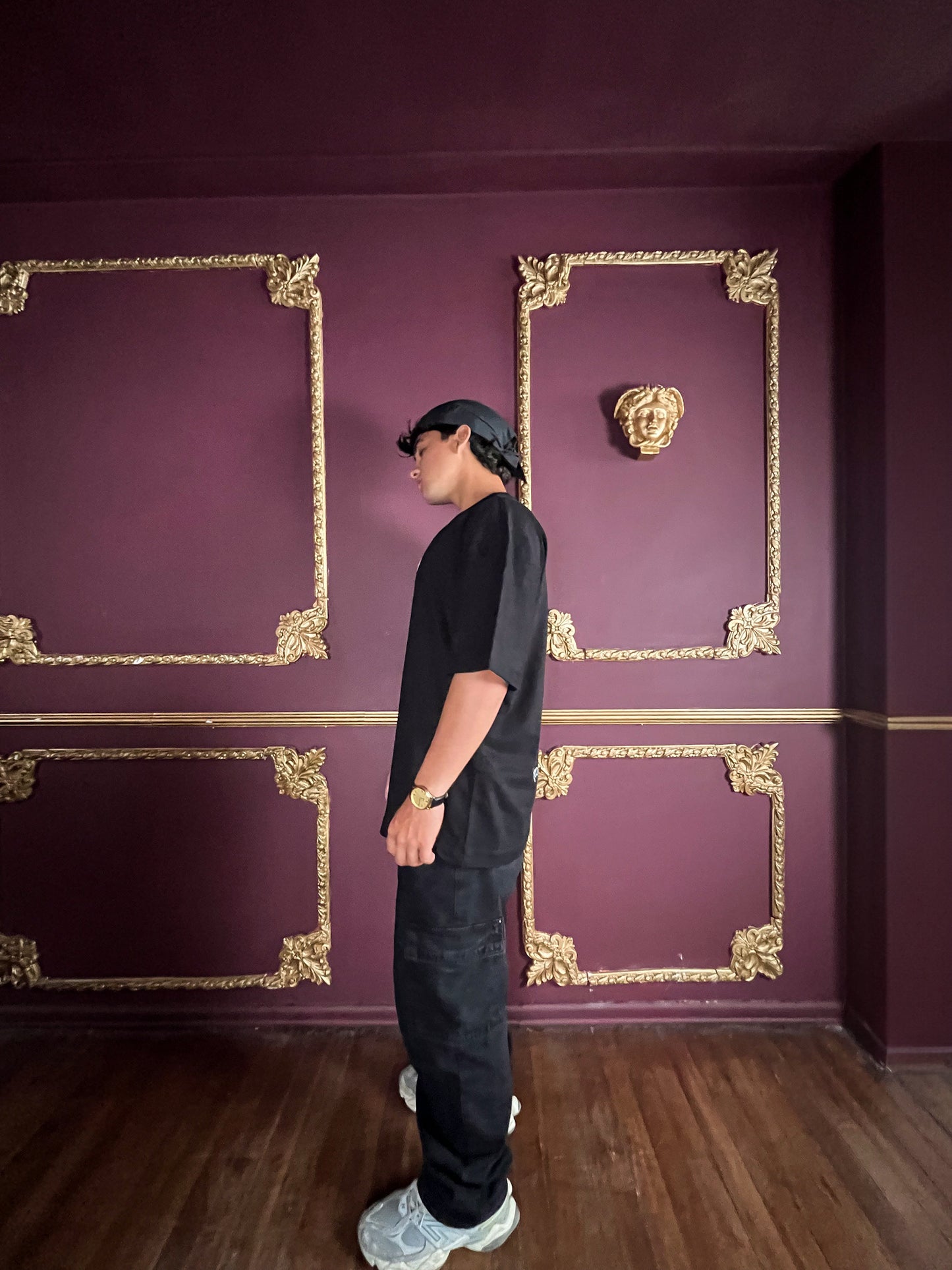 Camiseta Negra — REVELATIO_001 (Oversize 250 GSM) (Rare 1-20)